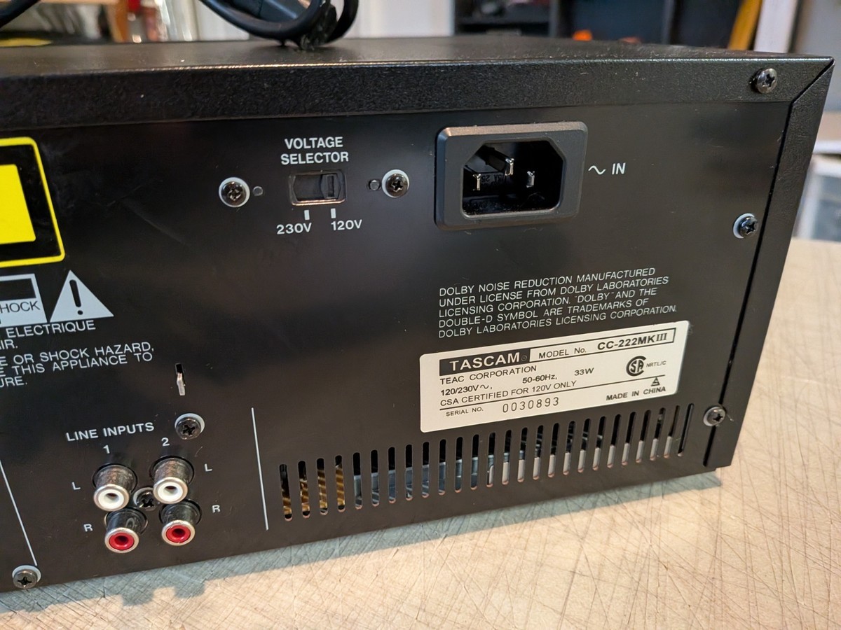 tascam cc-222 mkⅲ ジャンク TASCAM CC-222 『ジャンク品』です！ tascam cc-222 mkⅲ ジャンク