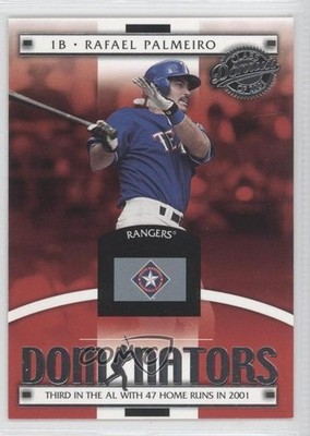 2001 Donruss Class Of 2001 Dominators Rafael Palmeiro #DM-7 0q5