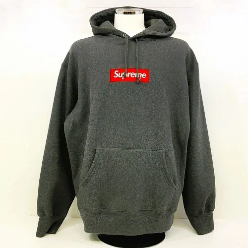 Sweat à capuche col rond coton Supreme Box logo occasion L 2021 streetwear