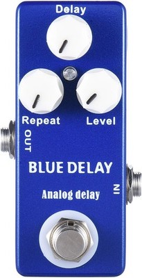 Mosky Delay Guitar Effect Pedal with True Bypass Switch Blue