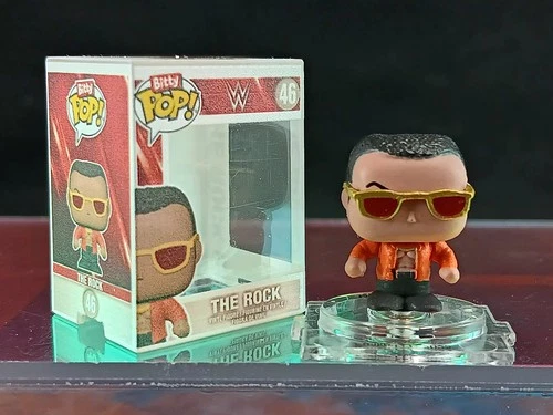 Bitty Pop! THE ROCK CHASE Funko WWE 1" Vinyl Figure