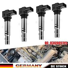 4x Zündspule für Skoda Audi A1 A2 A3 VW Polo 9N Touran Golf 5 6 1,4 1,6 TSI TFSI