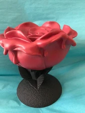 BATH & BODY WORKS Dripping Rose Single Wick Candle Holder Pedestal Halloween New