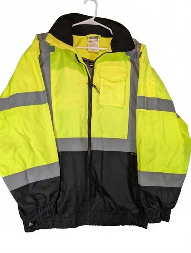 OccuNomix LUX-350-JB-B Hi-Vis Reflective Safety Jacket Hooded Mens Medium - product listing photo