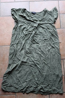 Kleid von Yessica Fit & Flare in olivgrün _ Gr. 44