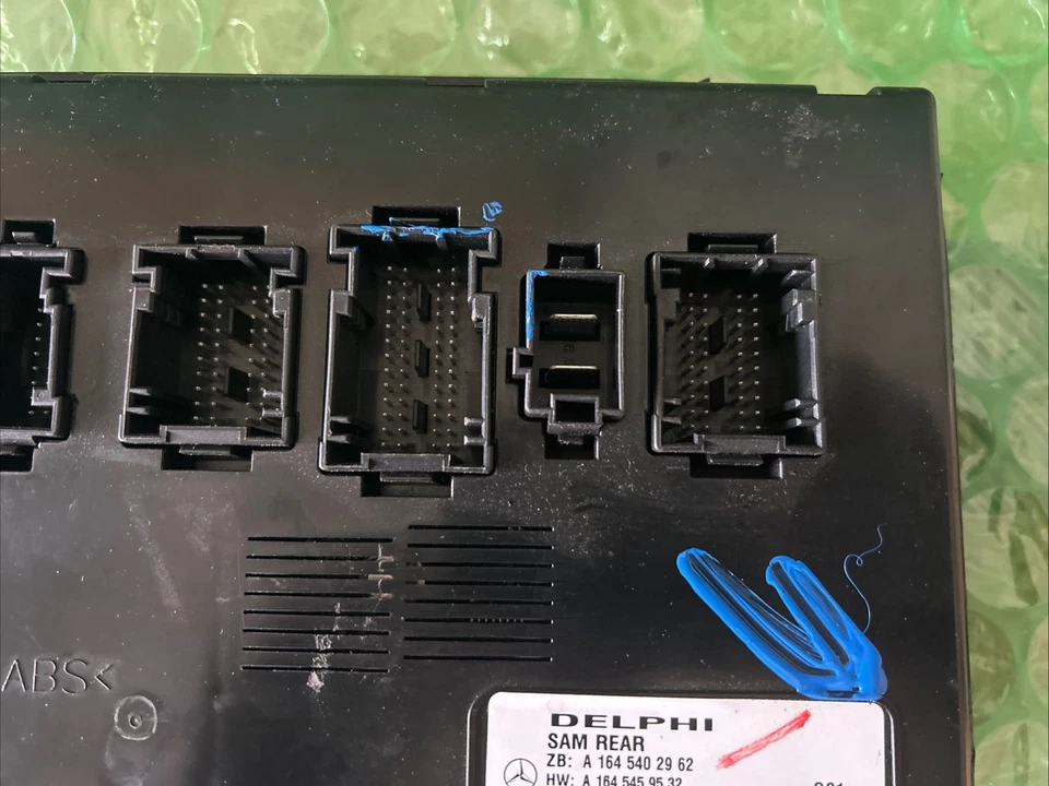 ✅2007 2008 2009 MERCEDES-BENZ R350 R500 MÓDULO DE CONTROL SAM TRASERO A1645402962 OEM Foto 3 de 4