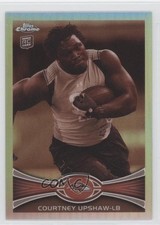 2012 Topps Chrome Sepia-Tone Refractor 9/99 Courtney Upshaw #71 1j6