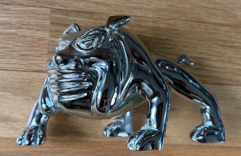 Bull Dog Truck Hood Chrome Ornament Grand General