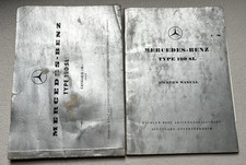 Vintage Mercedes Benz 190sl Owners Manual Catalog B 1957 Original Rare Set Vintage Mercedes Benz 190sl Owners Manual Catalog B 1957 Original Rare Set
