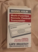 1990 Lift Master Model 63LM Multi-Function Remote Control Transmitter ~ NIB