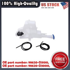 Windshield Washer Reservoir Tank Bottle W/Motor For 2016-2021 Hyundai Tucson