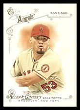 2014 Topps Allen & Ginter #7 Hector Santiago Card Los Angeles Angels