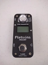FLATSONS Multifunctional MINI Preamp Effector Guitar Effect Pedal Processor 