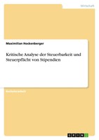 Maximilian Hockenberger | Kritische Analyse Der Steuerbarkeit Und...