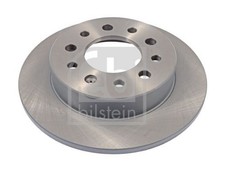 2x Febi Rear Solid Brake Discs Fits Hyundai Coupe 258mm