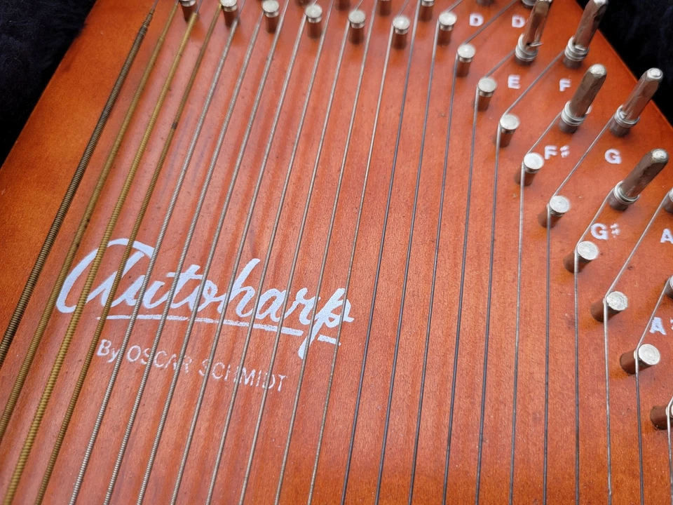Oscar Schmidt Autoharp 36 String 15 Chord Wooden Harp With Case - Image 4 of 4