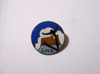 Ancien INSIGNE "Ski Tremplin" émaillé .