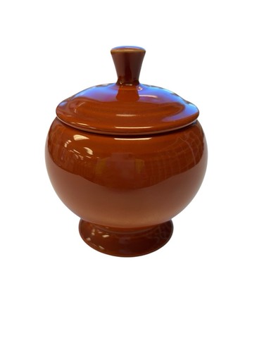 Fiesta Paprika individuelle Zuckerdose mit Deckel Fiestaware