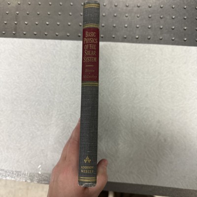 BASIC PHYSICS OF THE SOLAR SYSTEM By V.m. S W Mccuskey Blanco - Hardcover