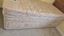 Silentnight Single Divan Bed Inc. Ultimate Open Spring Mattress Medium Firm