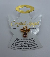 Crystal Angel June Alexandrite 1996 Friends Inc. 1996 Made In USA NEW/NOS