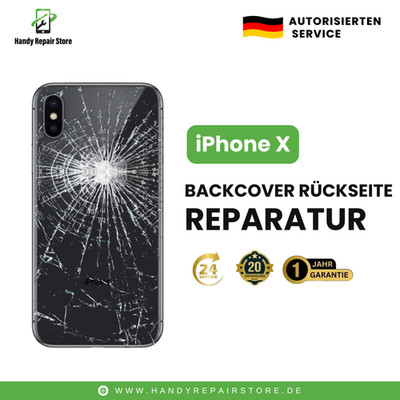 ORIGINAL Apple iPhone X Gehäuse Backcover Glas