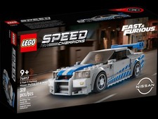 LEGO Speed Champions Nissan Skyline GT-R R34 2 Fast 2 Furious (76917) Brand New