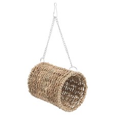 Natural Hamster Woven Tunnel Hammock Nest Hanging Nest for Hamster Use