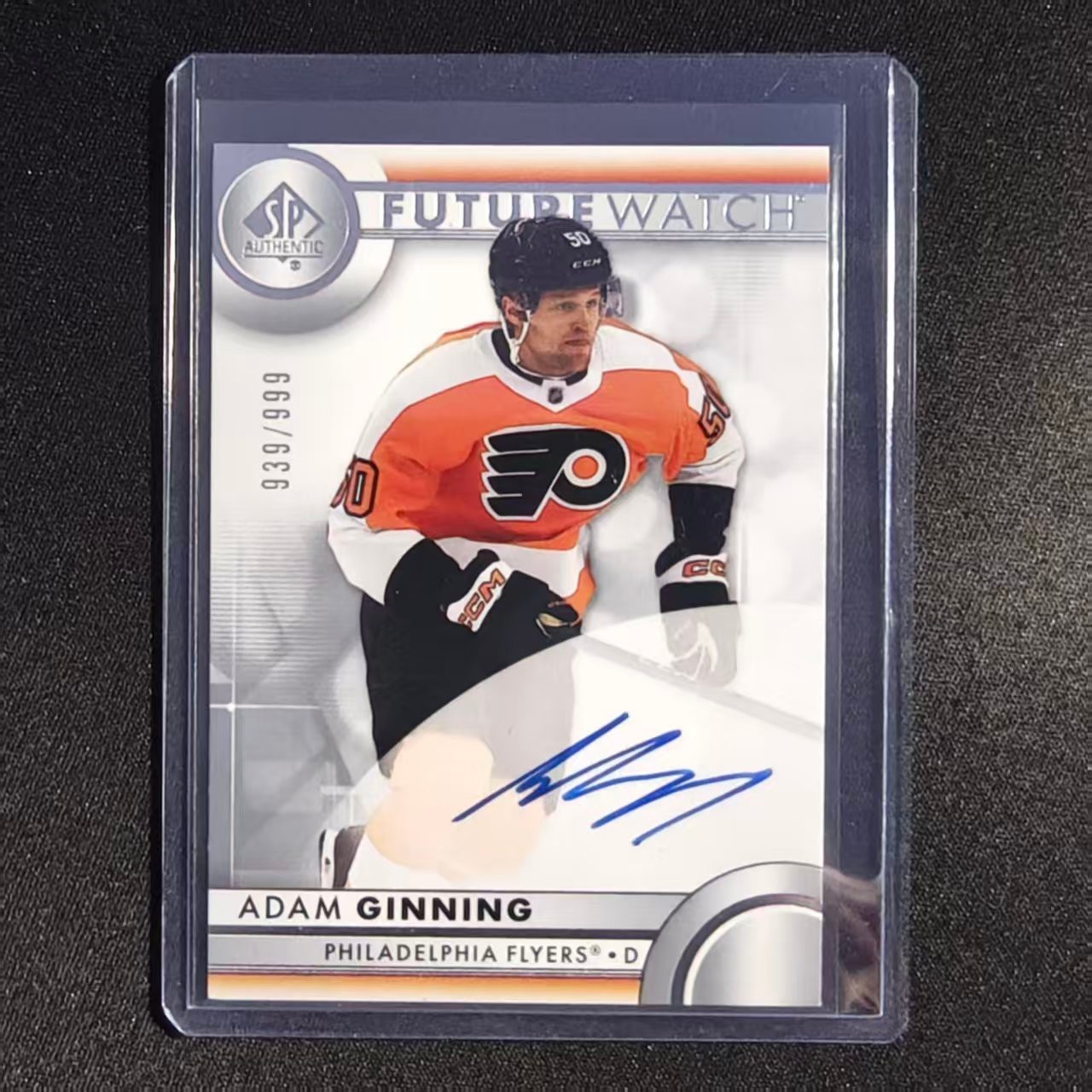 🎗️ZY 2023-24 UD SP AUTHENTIC HOCKEY FUTURE WATCH AUTO /999 ADAM GINNING #146