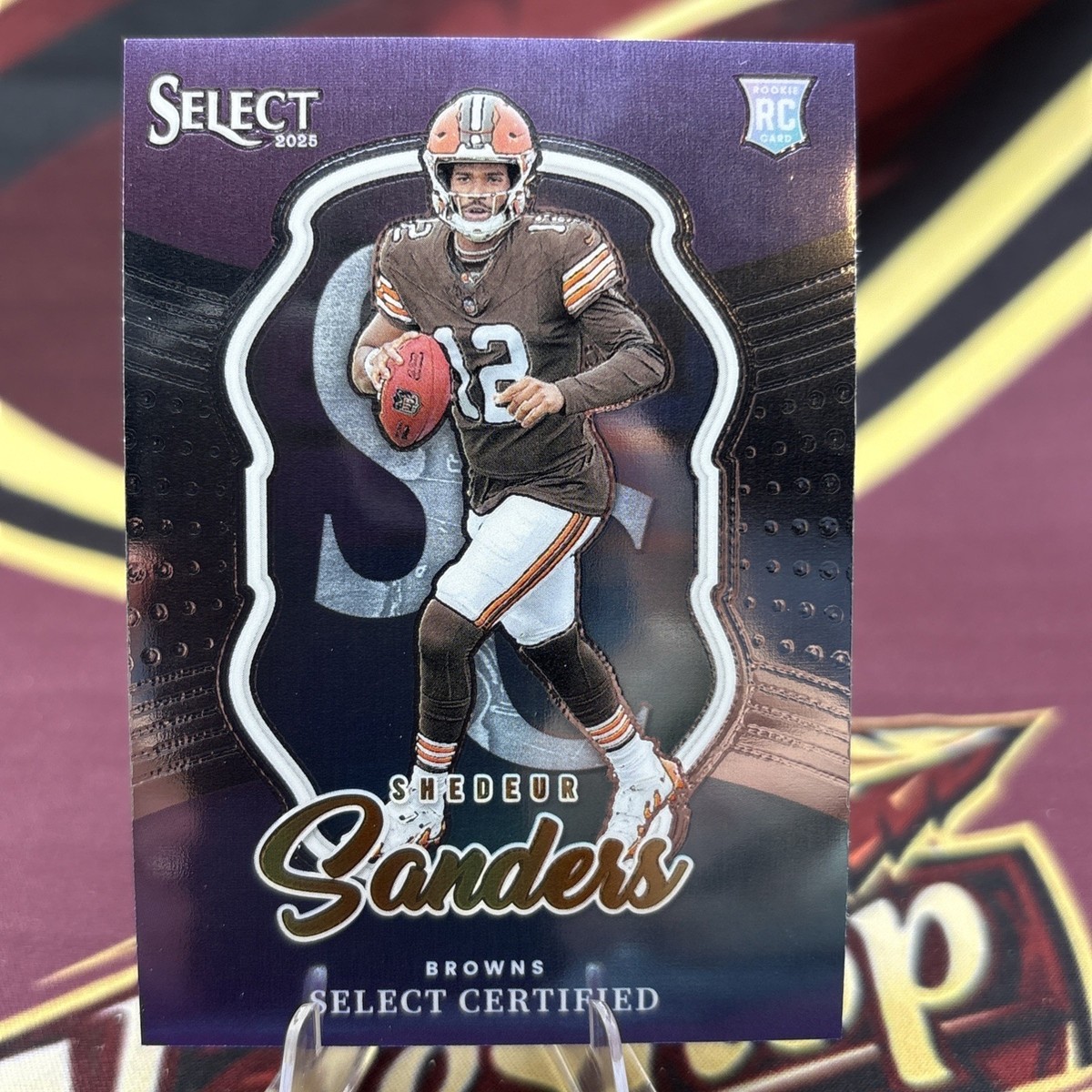2025 Panini Select - Select Certified Rookies Shedeur Sanders #12 