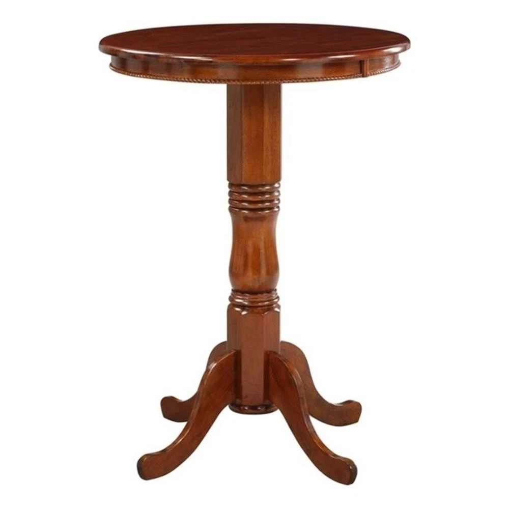 Boraam Spectator Hardwood Pub Table With Cherry Finish 70365 for