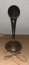 Antique 1920’s Music Master Cast Iron Black & Gold Radio Horn Speaker Untested