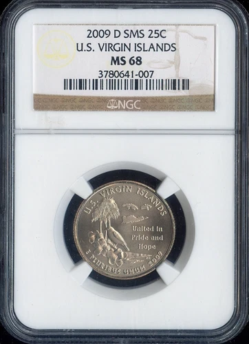 2009-D US Virgin Islands Quarter NGC MS68 SMS Auction