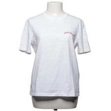 VILA, T-shirt, taille : M, blanc, coton bio, imprimé, femme #a1H