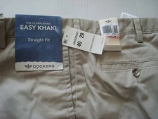 Mens Dockers Pants Khaki Size 40 X 29 NEW