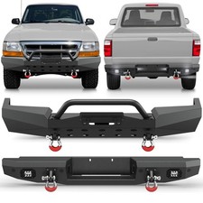 Steel Front Or Rear Bumper For 1998-2011 Ford Ranger W Winch Drings Led Lights