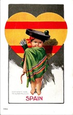 1906,  National CUPID Series  Spain Postcard - Ullman Co.