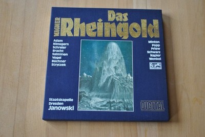 Wagner Das Rheingold Janowski 3 x  Lp Digital Box Vinyl Eurodisc 301 137-445