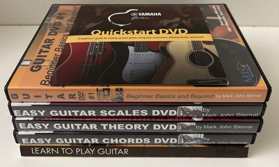 4 Mark John Sternal EASY GUITAR DVDs PLAY, WRITE & UNDERSTAND + More See Descipt
