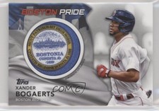 2022 Topps Series 1 City Flag Commemorative Relics Xander Bogaerts Patch sc2