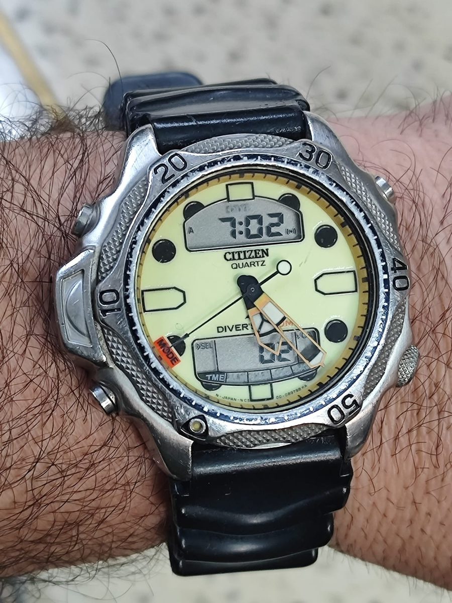Vintage Citizen Aqualand Promaster C500-E80338 Wristwatch Quartz