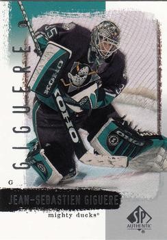 2000-01 SP Authentic #2 Jean-Sebastien Giguere