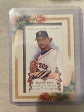 2006 Topps Allen & Ginter's - Framed Mini Autographs Wily Mo Pena #AGA-WMP (AU)