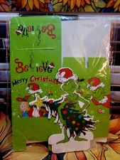 Christmas Money Box for Cash Gift Pull, Surprise Money Gift Box- Grinch