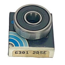General Bearing corp 6301-88-30E Double Sealed Ball Bearing 6301 2RSE MaxRPM 23K