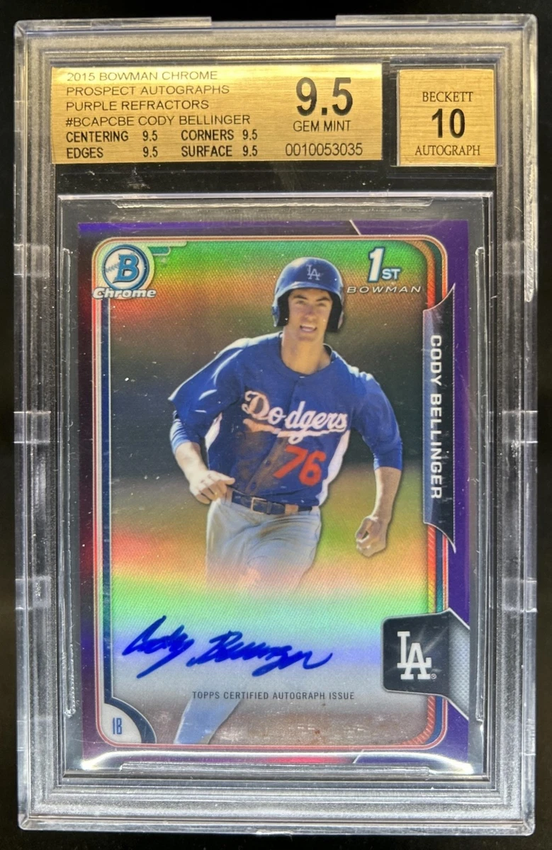 Cody Bellinger 10 Graded Baseball Sports Trading Cards