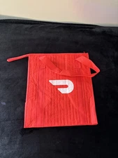 Official Doordash Dasher Insulated Hot Cold Bag Red Zip Delivery Bag