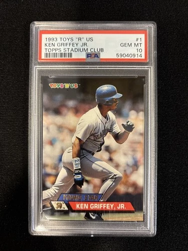 1993 Topps Stadium Club Toys R Us - Ken Griffey Jr #1 PSA 10 Gem Mint Low Pop