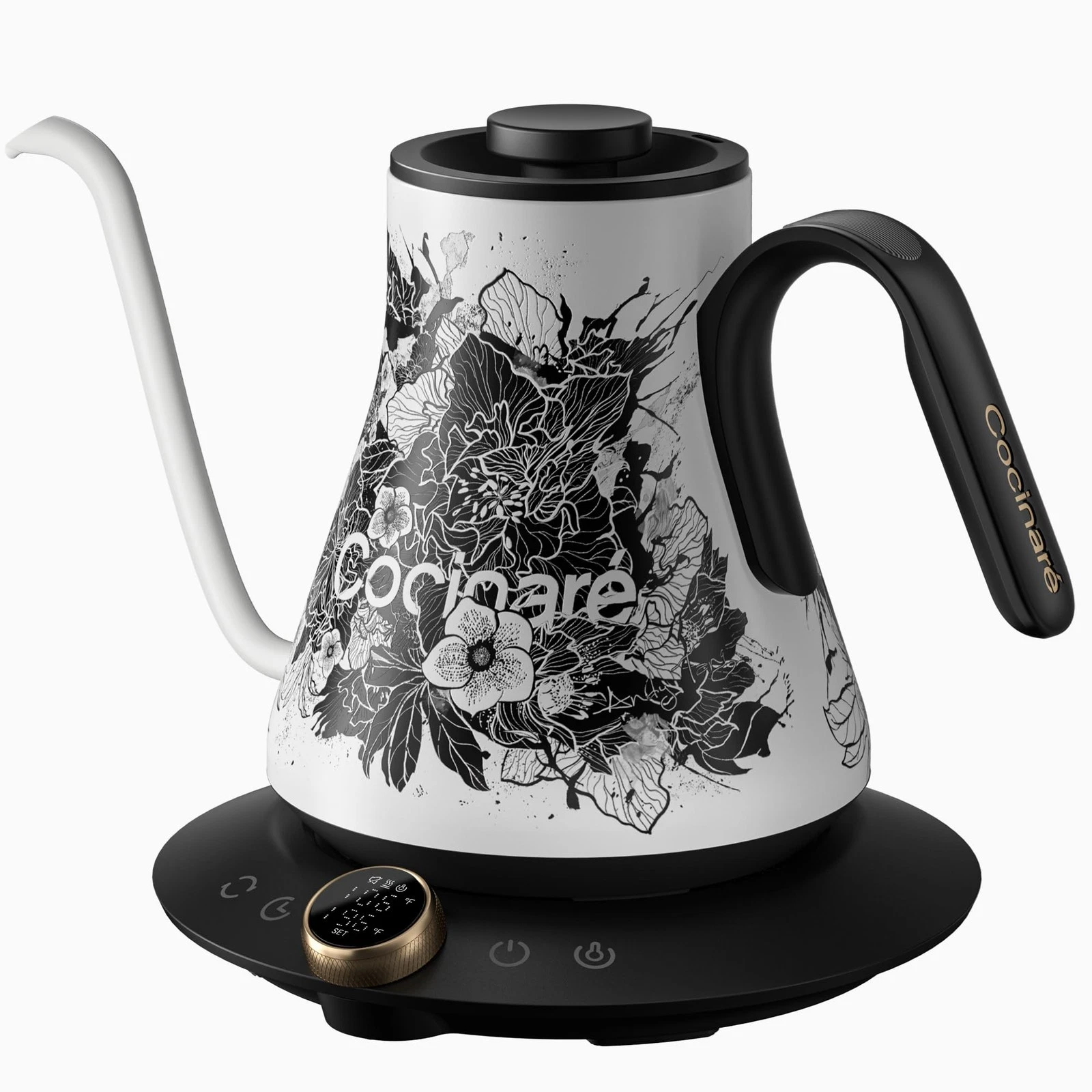 Artisan Collection Blossom Gooseneck Electric Kettle, ±1℉ Precise Temperature...