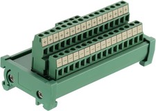 2 in 16 Out Terminal Blocks Module, 25A DIN Rail and Panel Mounting Power Distri